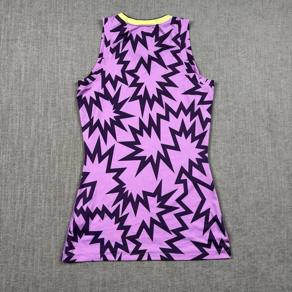 Nike Pro Shirt Small Adult Pink Tank Top Sleeveless V Neck Athletic Gym Womens
